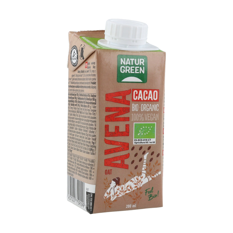 Bebida avena-choco Ecológica 200ml NATURGREEN
