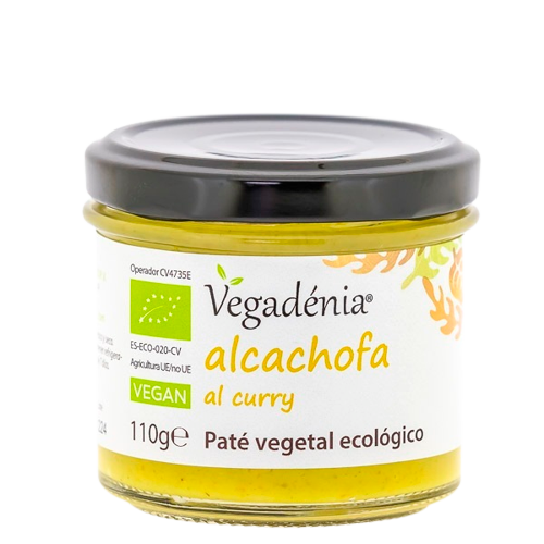 Pate alcachofas al curry Ecologico 110g Vegadenia