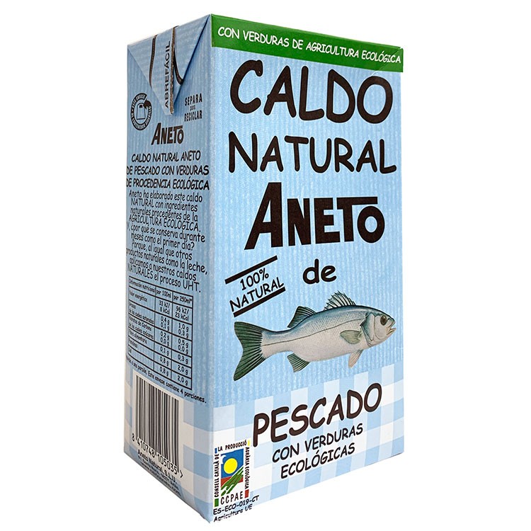 Caldo pescado Ecológico 1l Aneto