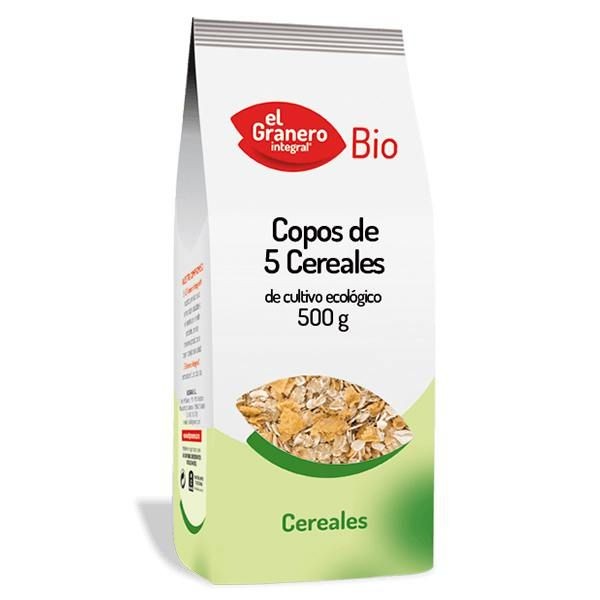 Copos de 5 cereales bio Ecológico El granero 500gr