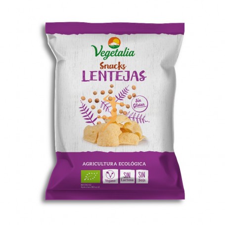 Chips snack lentejas bio Ecológico 45g Vegetalia