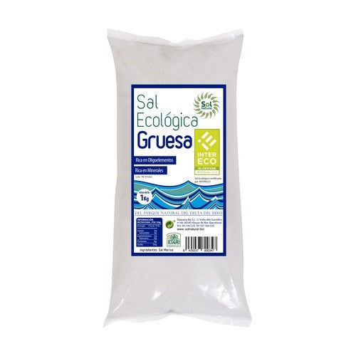 Sal marina gruixuda Ecològica 1kg Sol natural