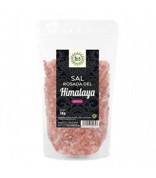 Sal gruesa rosada del himalaya Ecológica 1kg Sol natural