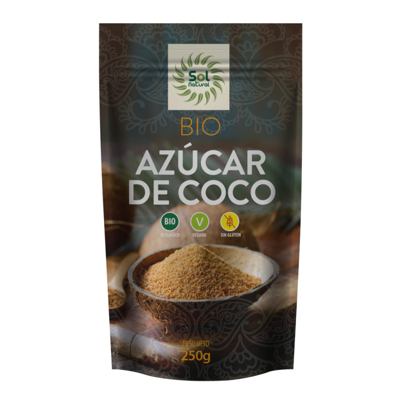 Azucar de coco Ecologico 250g Sol natural
