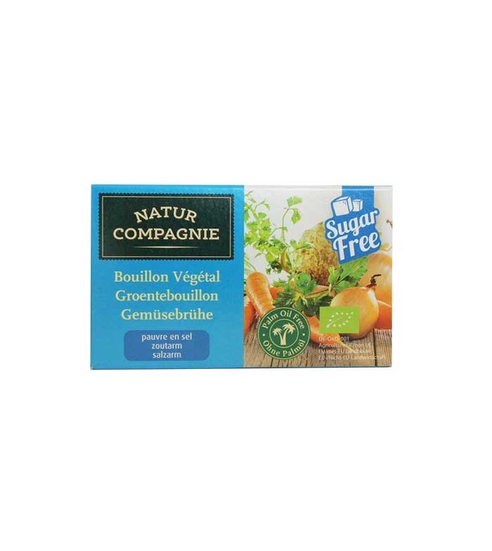 Caldo vegetal bio en pastilla (bajo en sal y sin azucar) Ecológico Natur compagnie