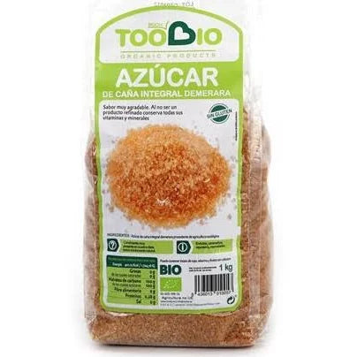 Cane sugar Demerara Organic 1kg Toobio