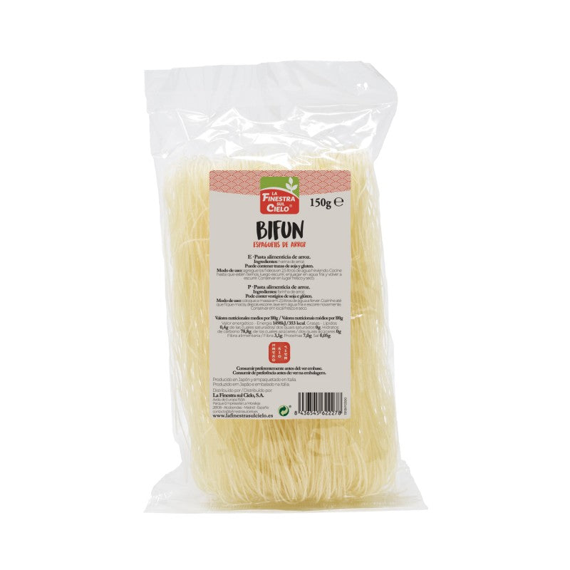 Fideos finos arroz Bifun Ecologico150g  La finestra sul cielo