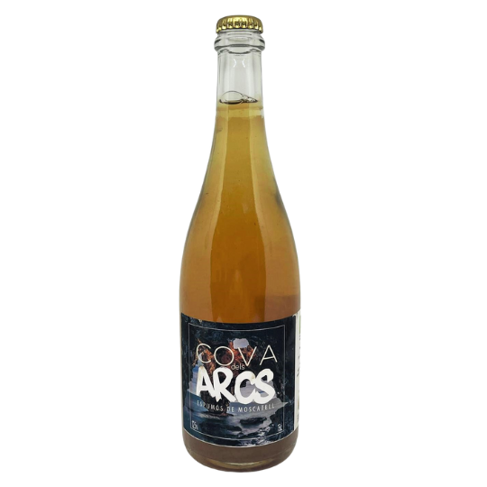 Vino espumoso moscatell Cova Arcs 750ml Biomoscatell